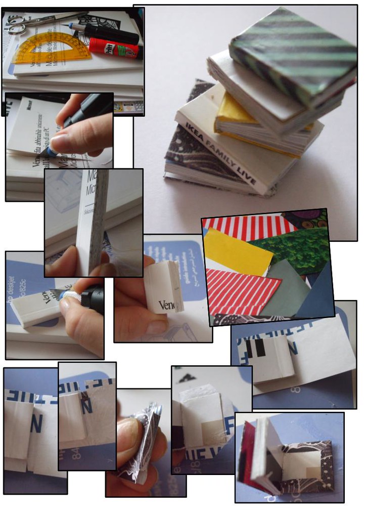How to make miniature books